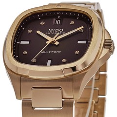 New Mido Multifort Automatic Brown Diamond Women’s Watch M049.307.33.296.00
