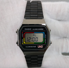 Casio Vintage Digital A168WEUC-1ADR limited‑edition UNO Motif Dial Watch 36.3 mm