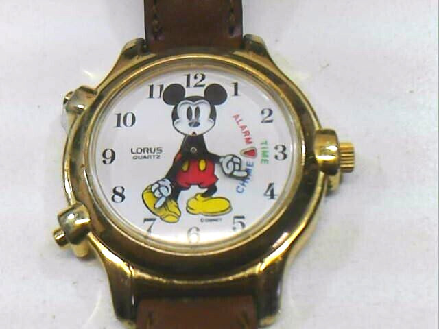Rare Men’s or Women’s Vintage MICKEY MOUSE by LORUS “V69F-6000” Watch Untested