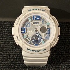 CASIO Baby-G Beach Traveler Series BGA-190-7BJF White Used Japan