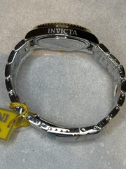 Invicta Pro Diver 43mm Men’s Watch Gold Sunburst Dial Teal Bezel Brand New