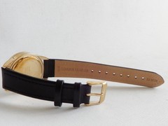 Pandora Imagine 18K Gold Plated Watch with Black Leather Band Condor – 812013BK