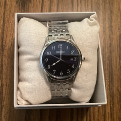 Seiko SUR309P1 Men’s Blue Dial Quartz Stainless Steel Bracelet 100m Date Box