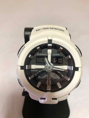 CASIO G-SHOCK GA-500 White Men’s Digital Analog Watch Used Japan