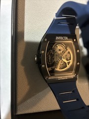 Invicta S1 Rally Interstellar Automatic Navy Blue Dial Men’s skeleton rare!!!