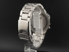 Vintage 1997 Seiko Chronograph 7T32-6K30 Panda Dial Qz 41mm Mens Watch JAPAN