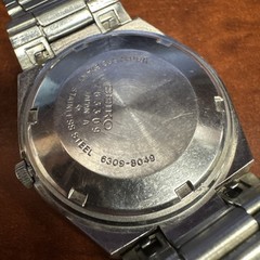 SEIKO Watch 6309-8049 17 Jewels Automatic Japan Movement Broken Band