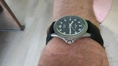 Citizen left-handed quartz black S2831 262964 Titan Sport works, in US, titanium