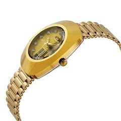 Rado The Original Automatic Gold Dial Yellow Gold PVD Men’s Watch R12413503