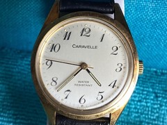 Gorgeous,Caravelle by Bulova Mens Watch..Water Resistant, keeps Accurate Time