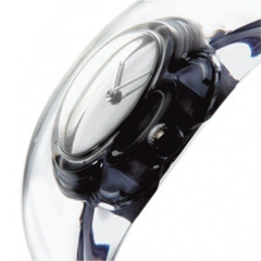 ISSEY MIYAKE SILAW001 Clear Bangle “O” Designed by Tokujin Yoshioka Quartz Watch