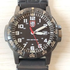 LUMINOX LEATHERBACK SEA TURTLE 0320 WATCH Glow Paint Degradation