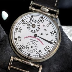 Vintage Molniya Watch Regulator Mechanical Wrist Russian Attack Aviation Men Old