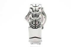Case!![ N MINT ] TAG Heuer S99.006K White Dial Date Men’s Quartz Silver Watch