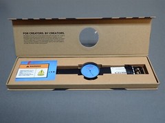 NEW Projects Watches PJT-7810 Blue II 39mm Black Leather Strap Watch