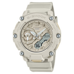 Casio G-Shock Natural Colour Series Off White Resin Band Watch GA-2200NC-7A