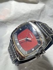Fossil KALEIDO Big Tic, Red Color Changing Dial To Black, analog,41mm Case, men’
