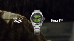 Seiko 5 sports SBSA323 HUF collaboration limited edition model HUF Green New