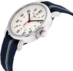 Timex T2N654 Men’s Weekender Navy/Gray Nylon Strap Watch