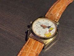 Vintage Armitron Musical Peanuts Snoopy 1994 Watch Needs Battery Music Works