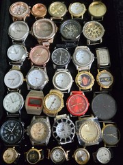 Watch Parts Craft Repair Broken Repurpose Vintage Fair Condition As Is Lot 1C