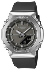 CASIO G-SHOCK GM-S2110-1A1JF Black Stainless Steel Unisex Watch New in Box