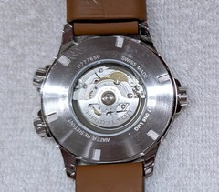 Hamilton Khaki Aviation X-Wind Auto Blue Dial Leather Band Men Watch H77765541