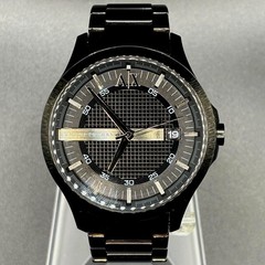 Armani Exchange AX2104 Hampton Black Ion Plated Men’s Watch Date 46mm