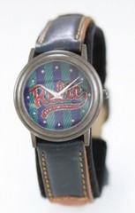Relic Men Watch Stainless Steel Black WR Leather Brown Blue Green Battery Quartz