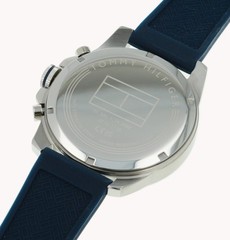 Tommy Hilfiger 1791476 DECKER Men’s Blue Dial Silicone Quartz Watch