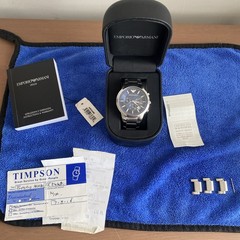Emporio Armani Classic AR2448 Blue Dial Stainless Steel watch