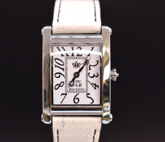 Juicy Couture Love G&P Tank Watch JC.12.3.14.0072 Leather Women’s Quartz