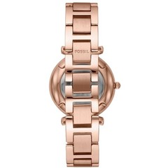 Fossil Women’s Watch Carlie Quartz Rose Gold Stainless Steel Bracelet ES4301