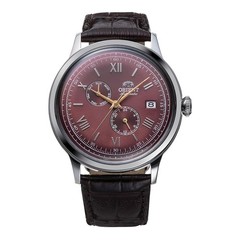 Orient Men’s Bambino Version 8 Red Dial Automatic 40mm Watch RA-AK0705R