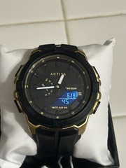 Activa Spry X Invicta Digital Essentials Men 53mm ABS Gold & Black