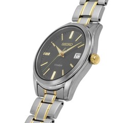 Seiko Men’s Watch Discover More Quartz Green Dial Two Tone Bracelet SUR377P1