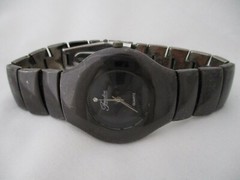 Frondini Collection Men’s Black Band Analog Watch