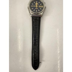 ORIENT Automatic Watch Leather Black Authentic Men H:1.57” W:1.46” 9550