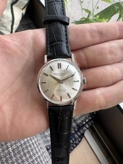 Vintage CITIZEN Homer 17 Jewels Hand-Wind Parashock Silver Dial Mens Watch Japan