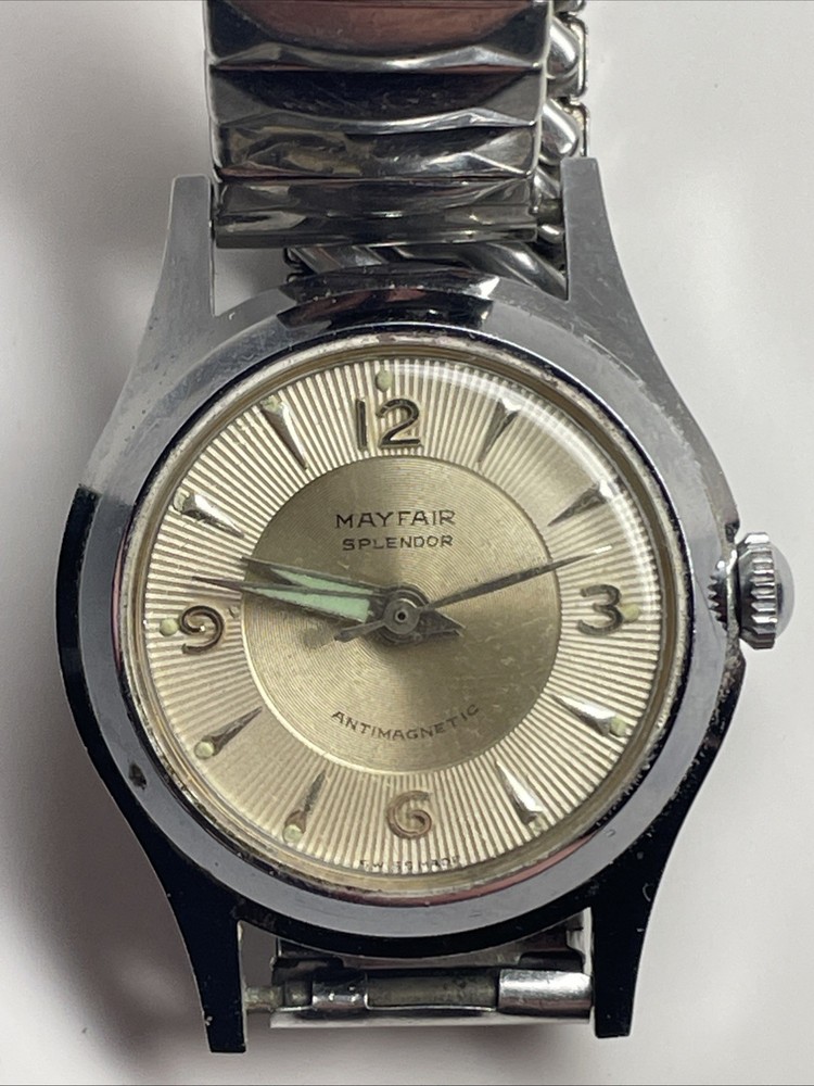 Mayfair Splendor Watch Swiss Handwinding Antimagnetic Mens Vintage
