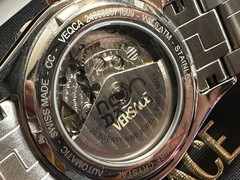 Versace 29 Jewels Automatic Mens Watch Exhibition Back HELLENYIUM BNIB rrp £1150