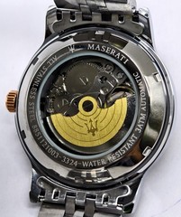Amazing Maserati Automatic Black Dial Dual Tone Band Analog Men’s Wrist Watch