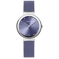 Bering Classic Women’s Quartz Watch 31mm Stainless Lavender Dial 10131-909