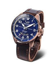 VOSTOK EUROPE Men Automatic Casual Watch Classic Dress Blue Dial Waterproof Roun