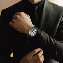 Tornado Xenith Men’s Multi Function Watch | Green Dial, 43x54mm, 100 m (10 ATM)