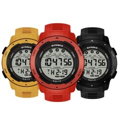 Men’s Electronic Watch Sports Outdoor Watch Waterproof Multifunctional LED Watch