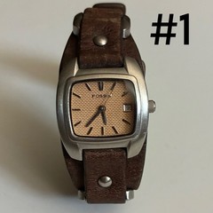 4 Vintage Fossil Watches