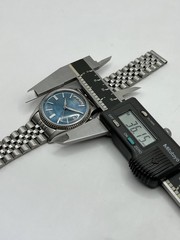 Vintage Ricoh Dynamic Wide Automatic 21 Jewels Day-Date Blue Dial Men’s Watch