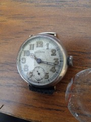 1905 Solid Coin Silver-Cased , 29G. Hallmark, Wrist Watch 15Jewels 2 Adj. NR