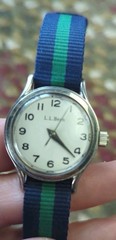 Vintage 80s/90s Women’s L.L.BEAN Field/Weekender Watch Japan Nylon Band S/S VGUC